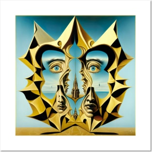 [AI Art] Symmetry, inspired by the works of Salvador Dali Posters and Art